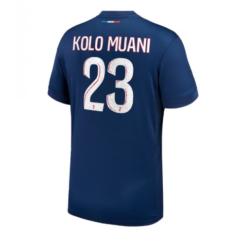 Fotbalové Dres Paris Saint-Germain Randal Kolo Muani #23 Domácí 2024-25 Krátký Rukáv